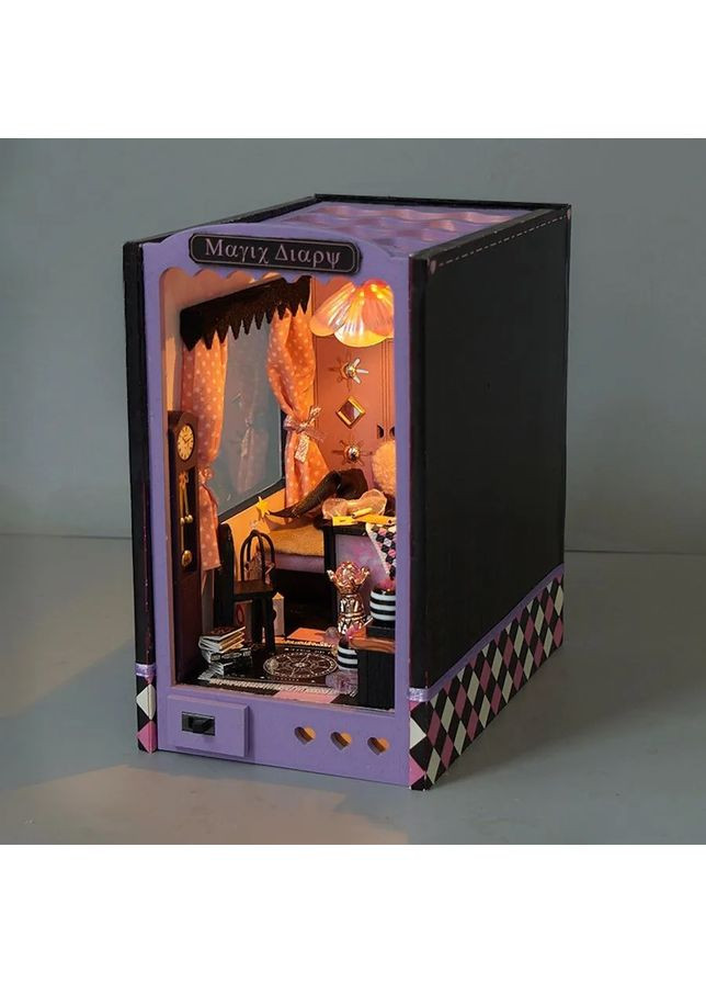 Бук Нук Дім маленької відьми Little Witch Diary DIY Book Nook Kit TL-4 Інтер'єрний конструктор No Brand (358936293)