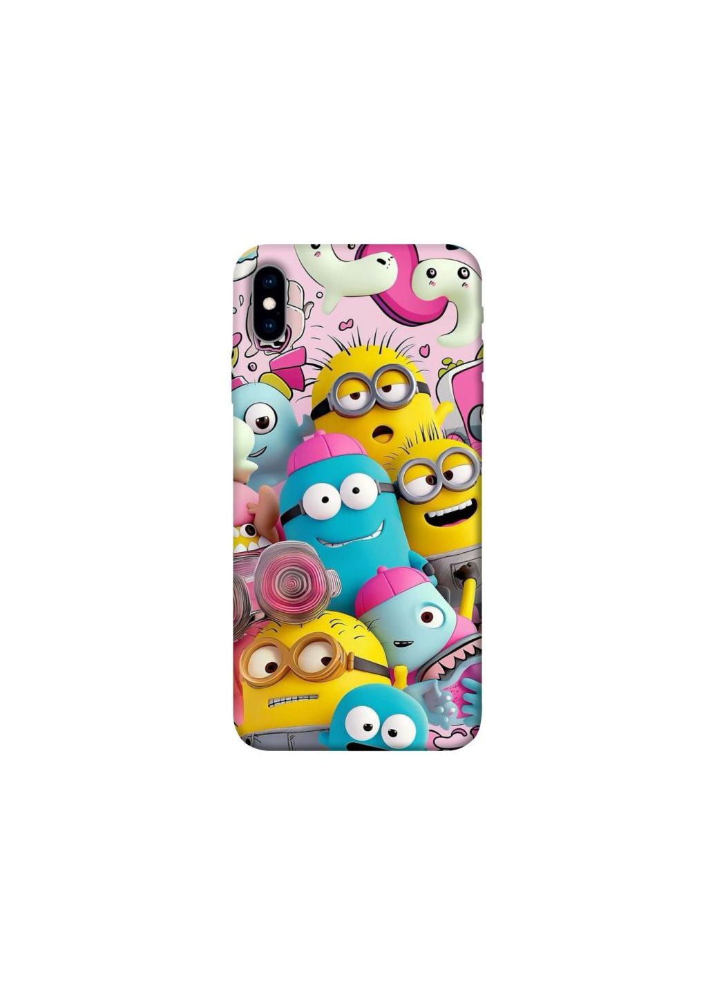 Чохол на Apple iPhone X (5.8") Minions ver.1 Frontalka (354681627)