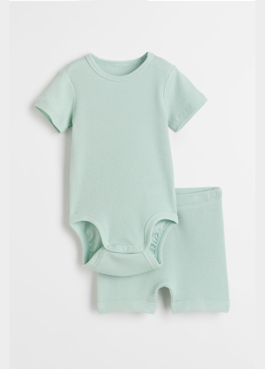 Комбінований літній комплект (боді, шорти) H&M