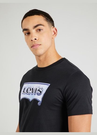 Чорна футболка з коротким рукавом Levi's