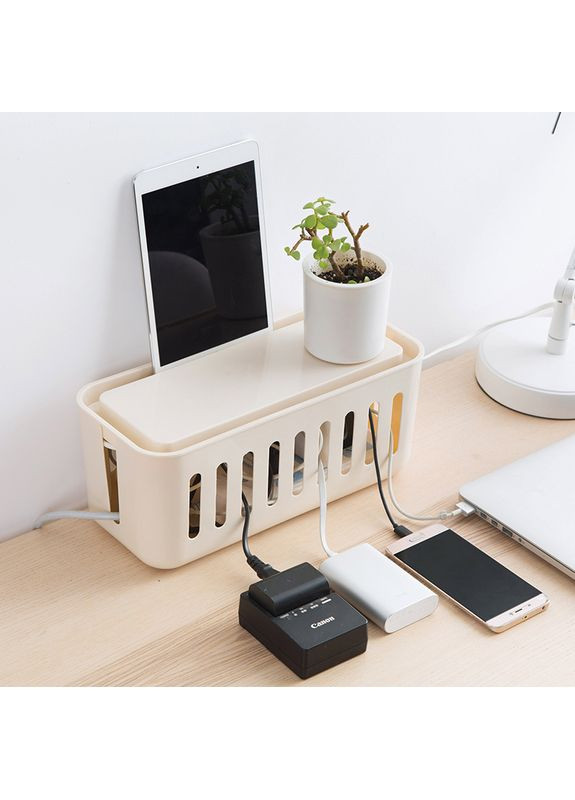 Захисний пенал для подовжувача D1501B Бежевий No Brand (368565954)