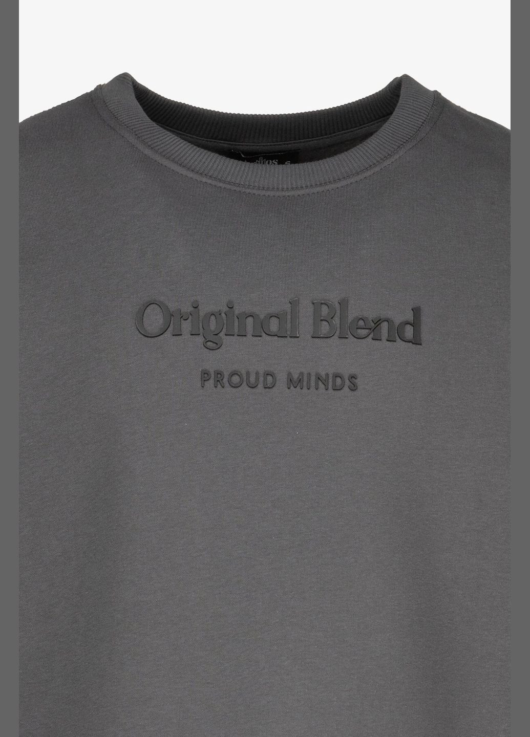 Темно-серый свитшот с принтом мужской -33 темно-серый shop (2000990785534) Demos (315976472)