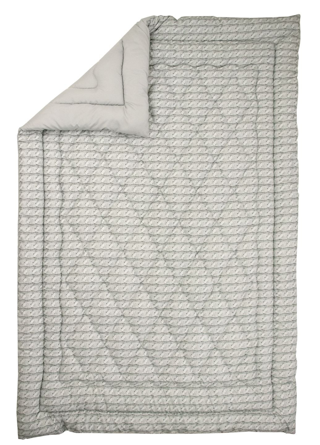 Одеяло 140х205 силиконовое Grey Braid Руно (263346368)