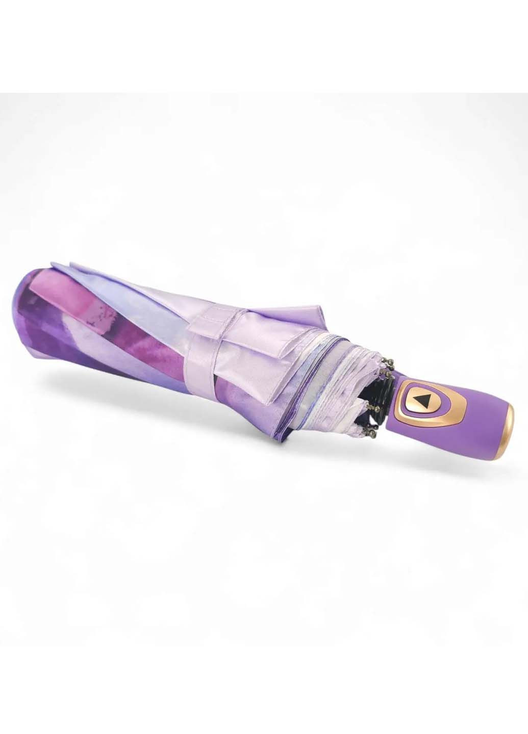 Комбинированный зонт полуавтомат на 9 спиц Frei Regen средний система антиветер (361970436)