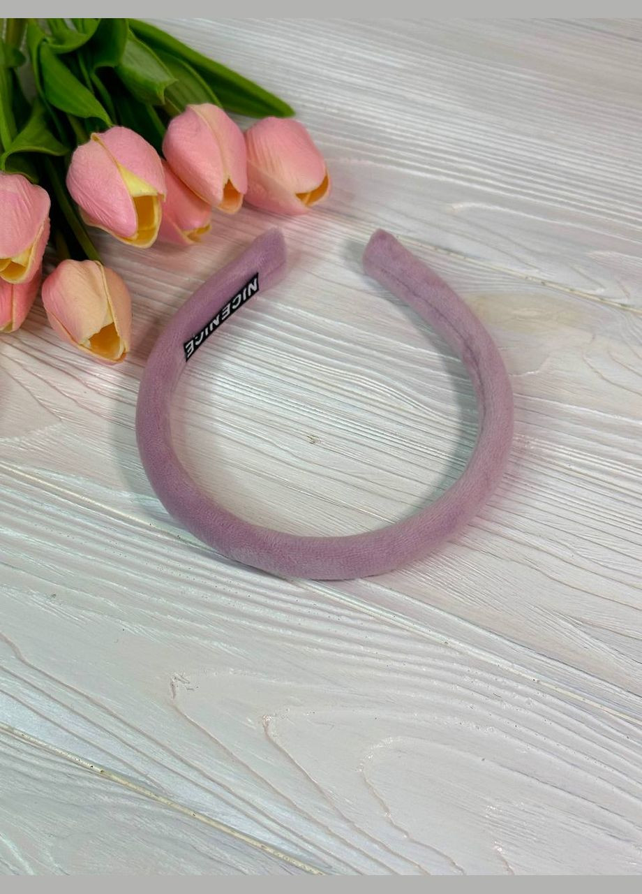 Обруч для волос материал плюш женский ободок (2 см) Hand Made (330619113)