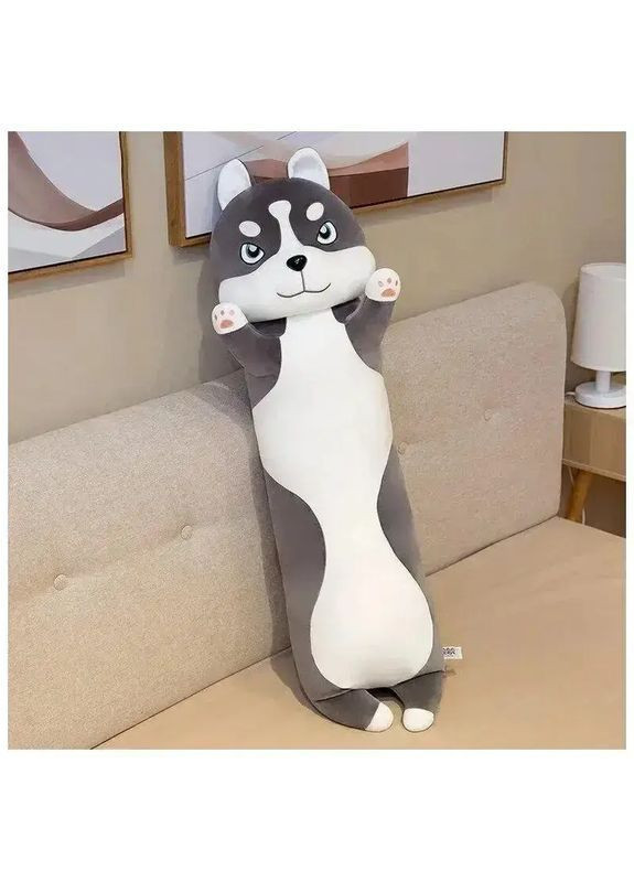 Мягкая, плюшевая игрушка Хаски-обнимашка батон 90 см No Brand (372444636)