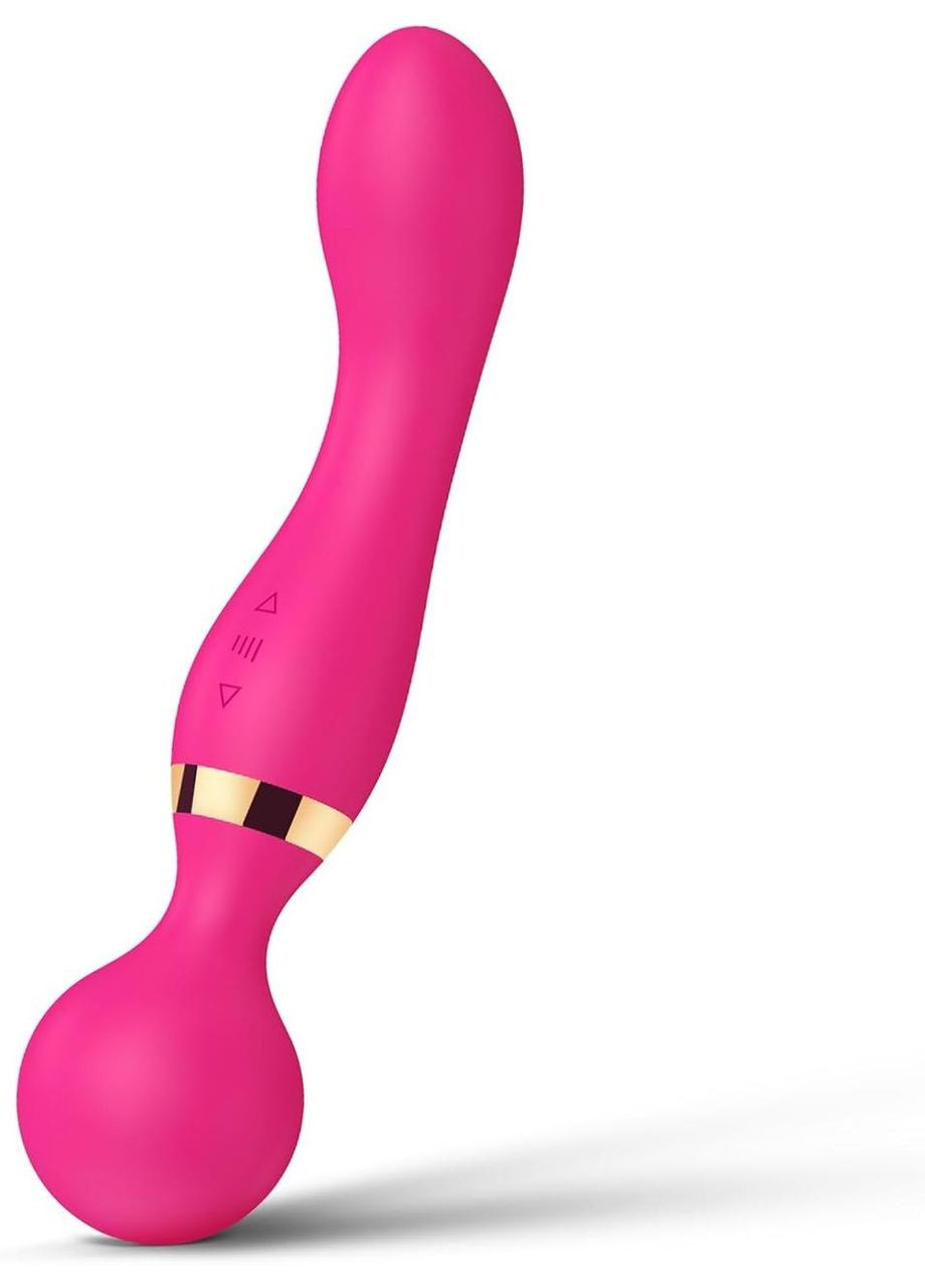 Вагинальный стимулятор микрофон вибратор 2 в 1 массажер для шеи и спины черный No Brand (339092254)