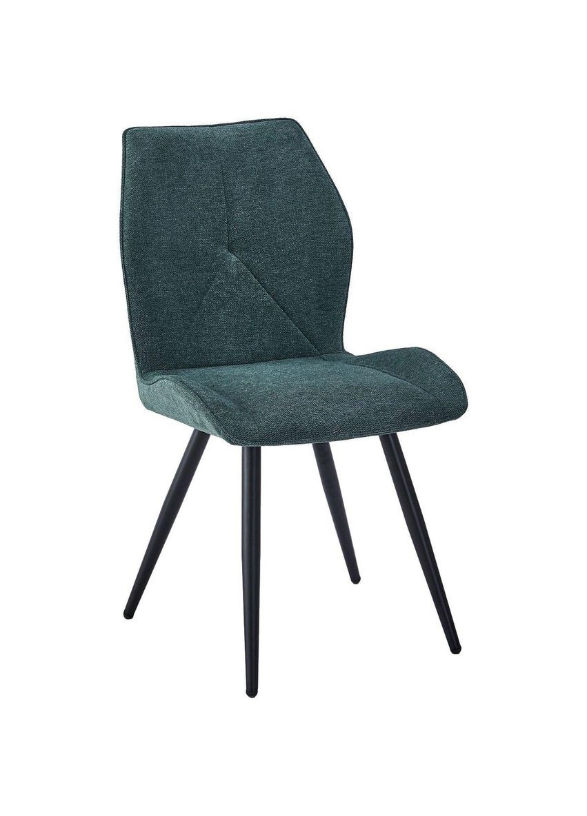 Стул HANK черный каркас/темно-зеленый тк. Intarsio (365461482)
