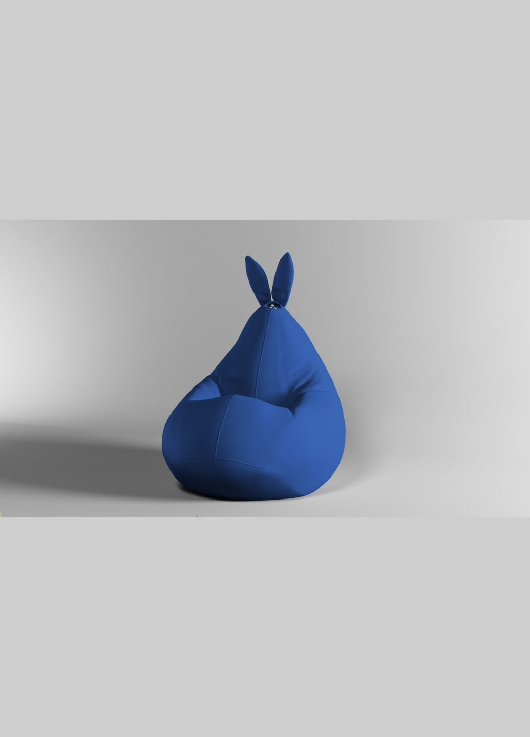 Кресло-мешок Зайка Груша, M - 100х75 Оксфорд 600D.PU.WR 225 Синий SkyPuff (361256908)