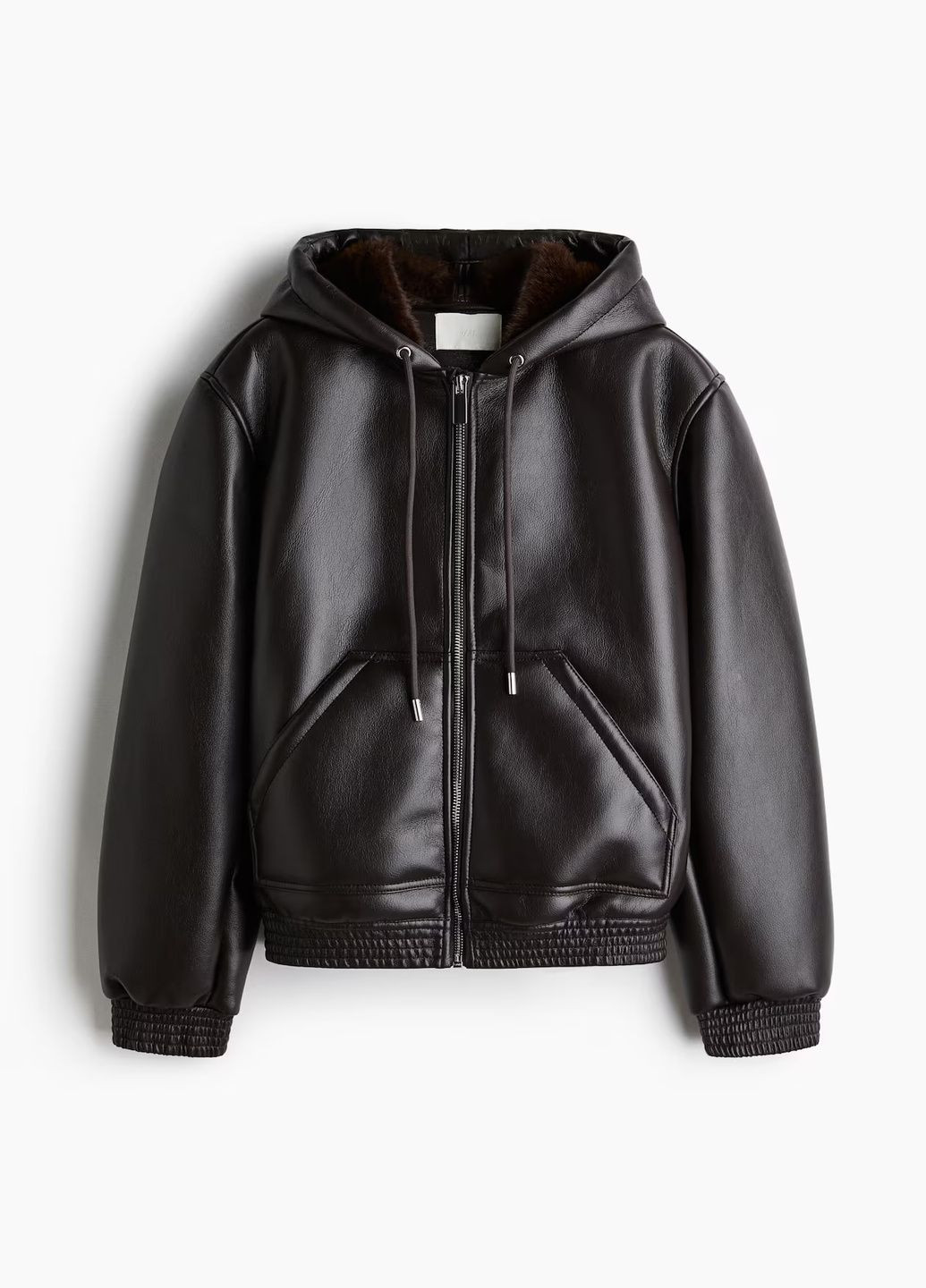 Темно-коричневая демисезонная куртка H&M