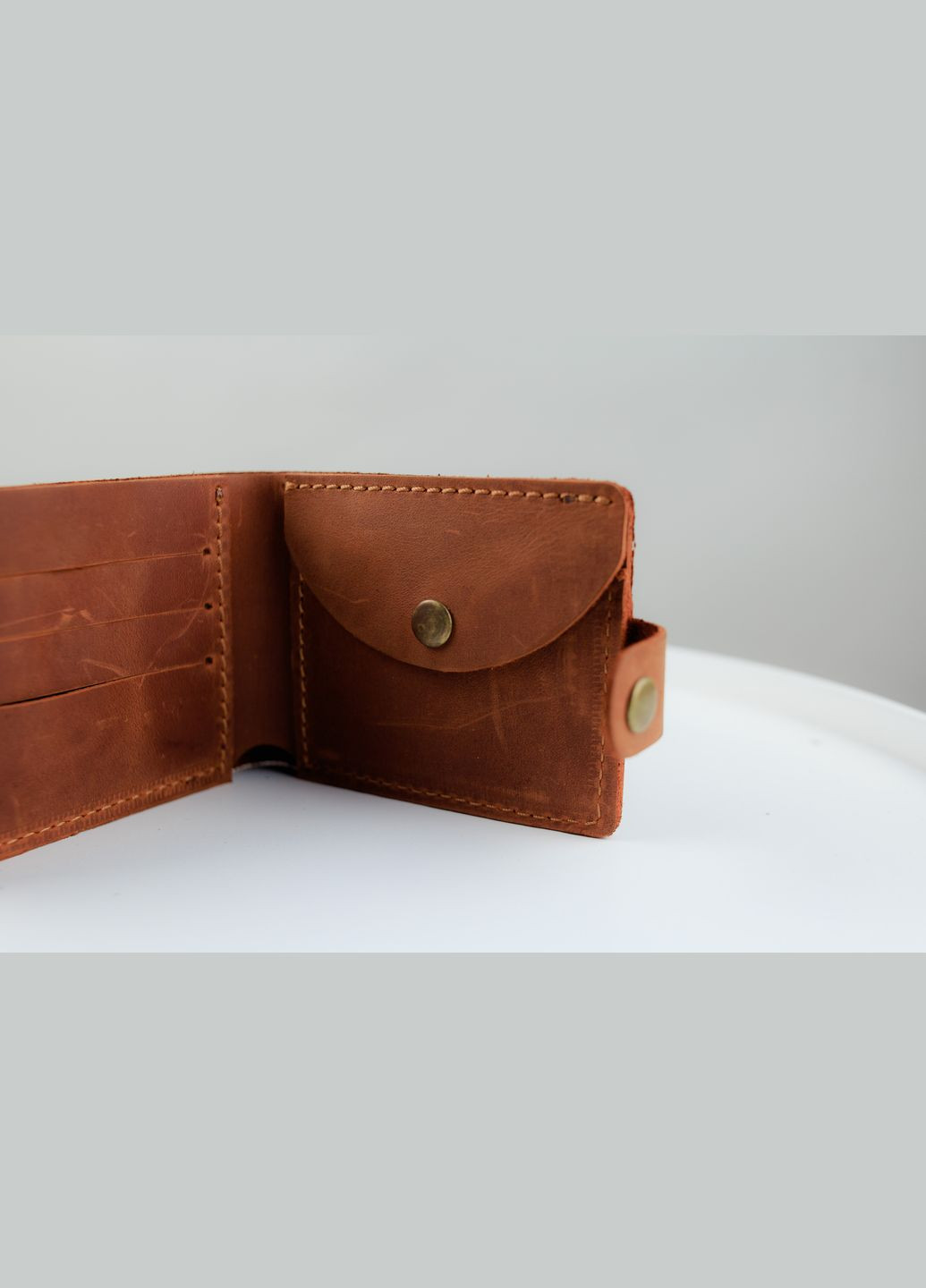 Гаманець чоловічий із натуральної шкіри з тисненням під крокодила коричневий SKILL (296487250)