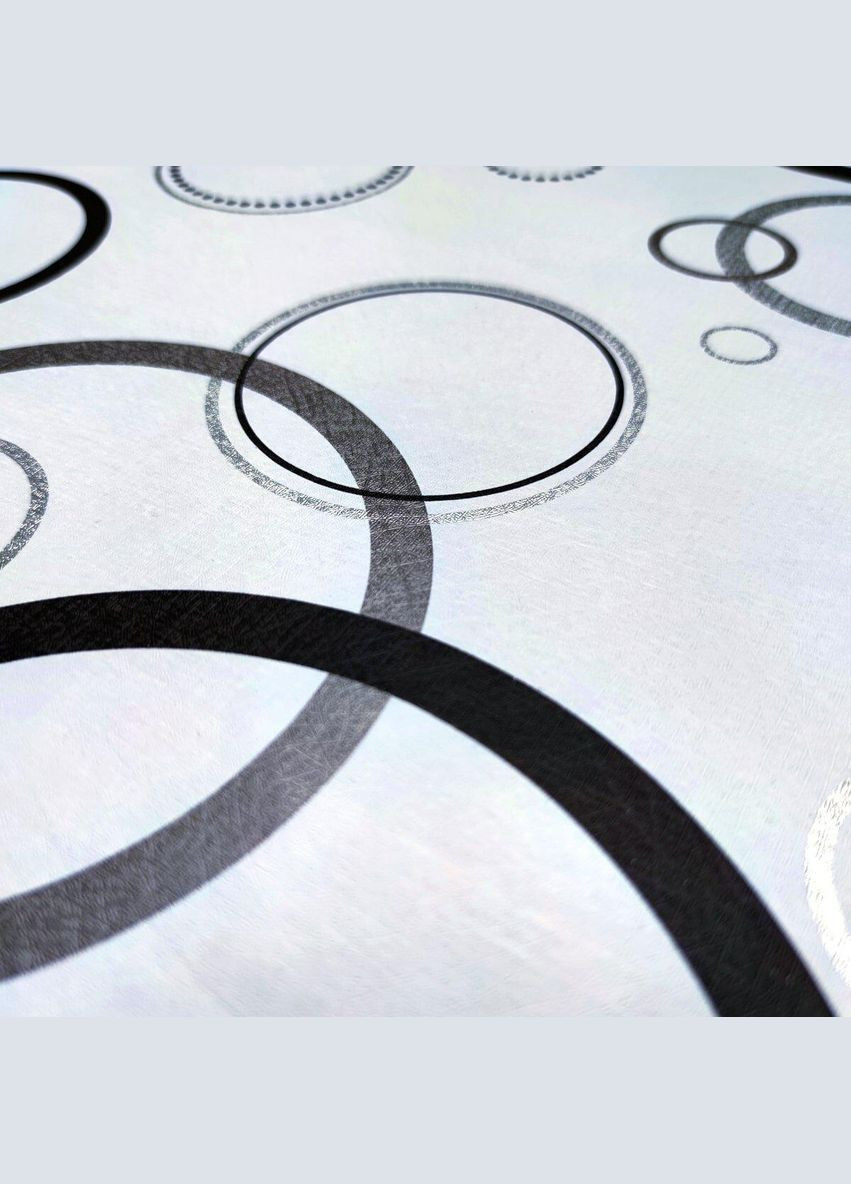 Самоклеящаяся пленка серебряные круги 0,45х10м 3DPanda-1201 Sticker Wall (323154761)