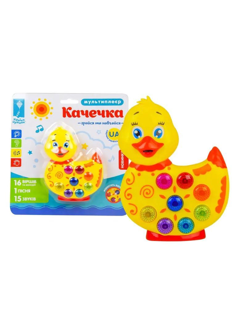 Розвиваюча музична іграшка Брязкальце з музикою і світлом PL-719-61 в асортименті Країна іграшок Муз9611 (370973380)