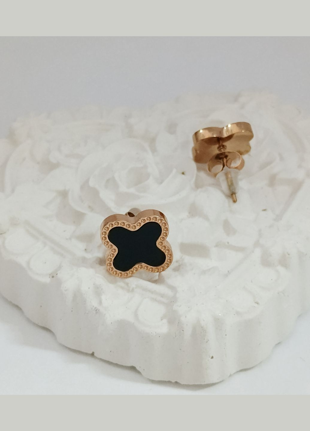 Серьги Клевер No Brand (328439770)