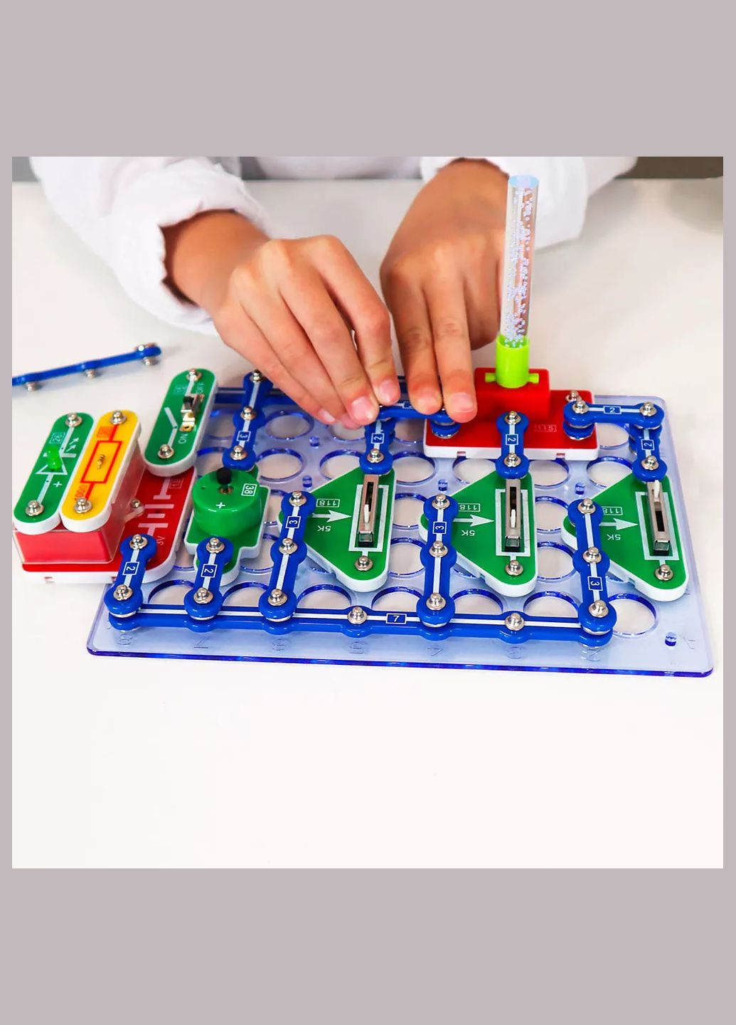 Конструктор электронный Свет и цвет RGB 24 схемы (D70700) DOKA (326805358)