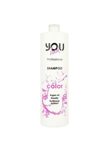 Шампунь для фарбованого та пошкодженого волосся Color Shampoo 1000 мл You look Professional (323228960)