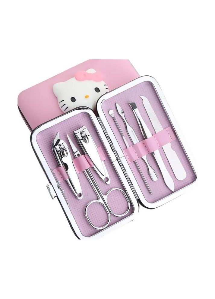 Набір манікюрний для дітей у футлярі Hello Kitty рожевий (OK0059_1) No Brand (316026781)
