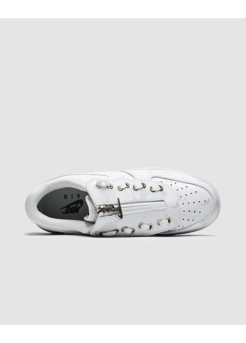 Білі кросівки чоловічі nike air force 1 shroud white camo найк аір форс 1 білі демісезон No Brand