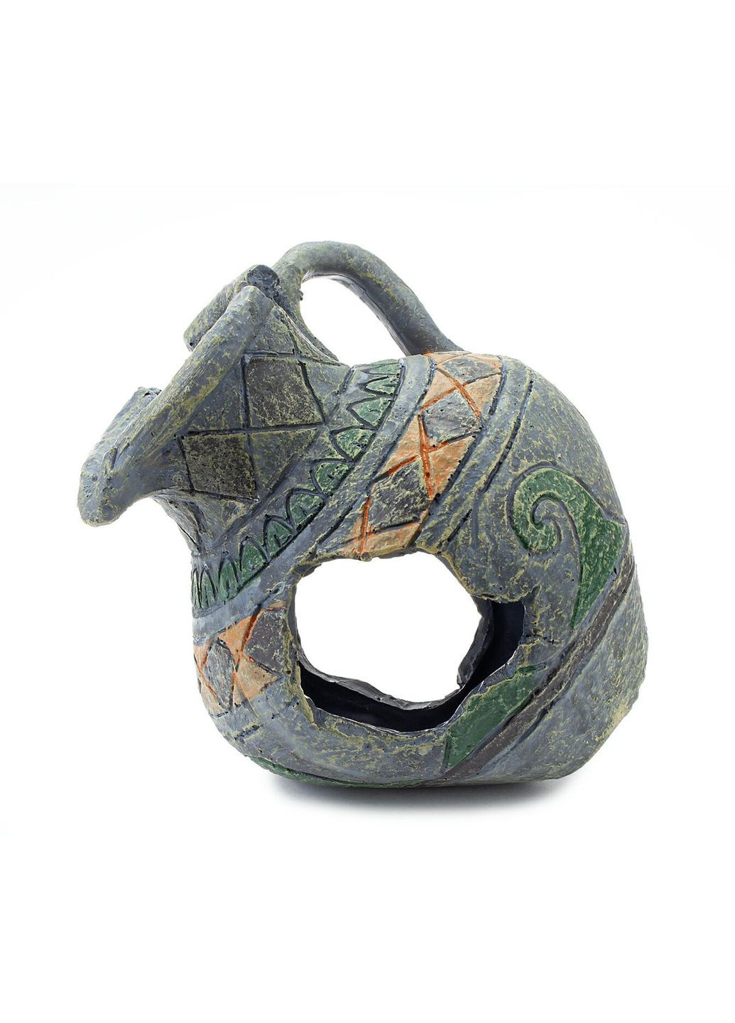 Аквариумный декор - кувшин, 13,5x12,5x14см Happet (360245535)