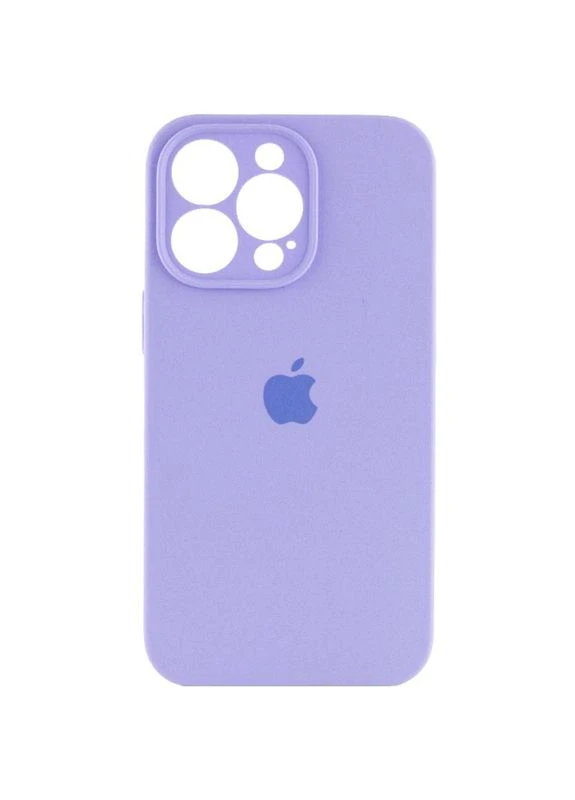 Чехол Silicone Case Full Camera Protective (AA) для Apple iPhone 16 Pro (6.3") Сиреневый Epik (373938420)