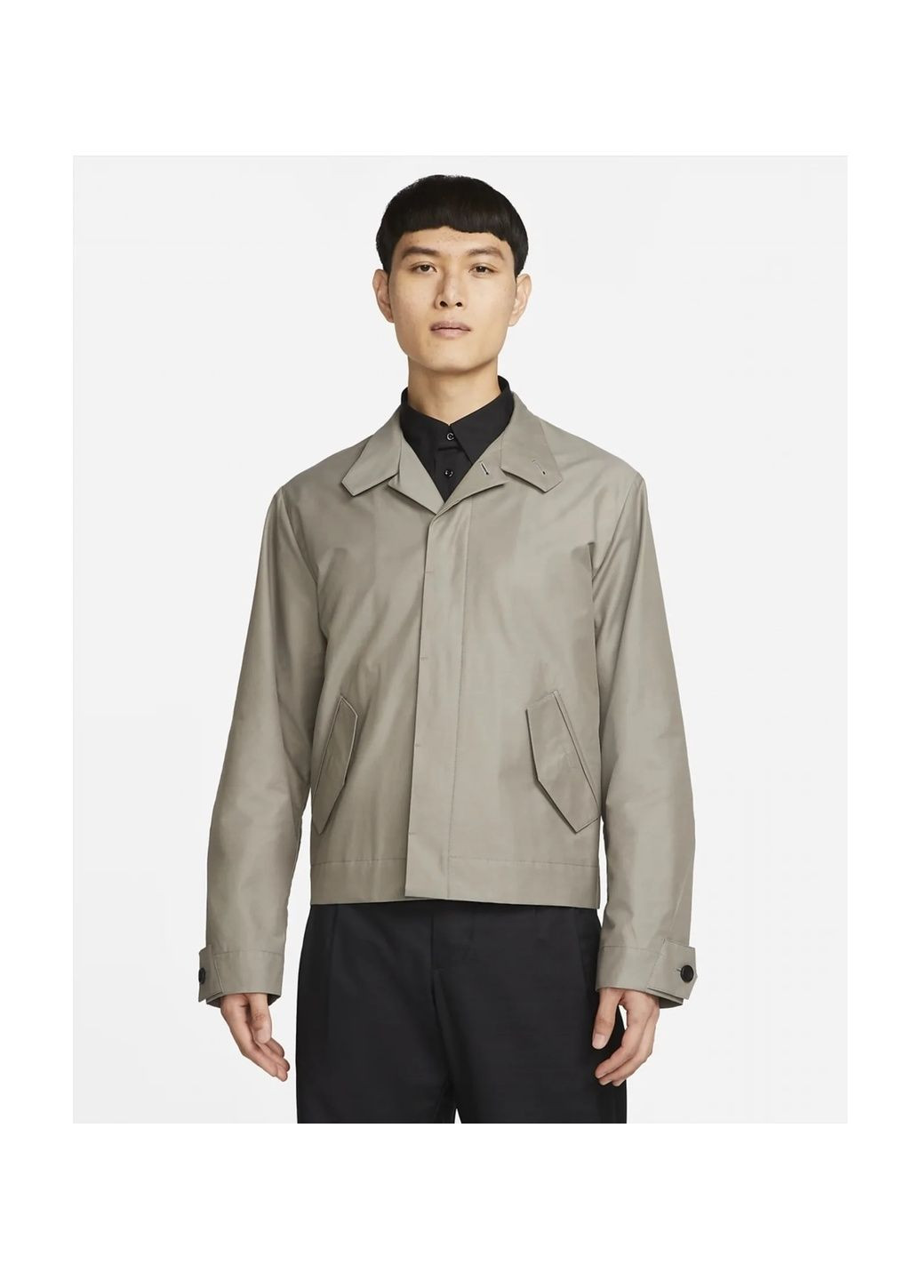 Сіра куртка чоловіча esc lightweight jacket grey Nike