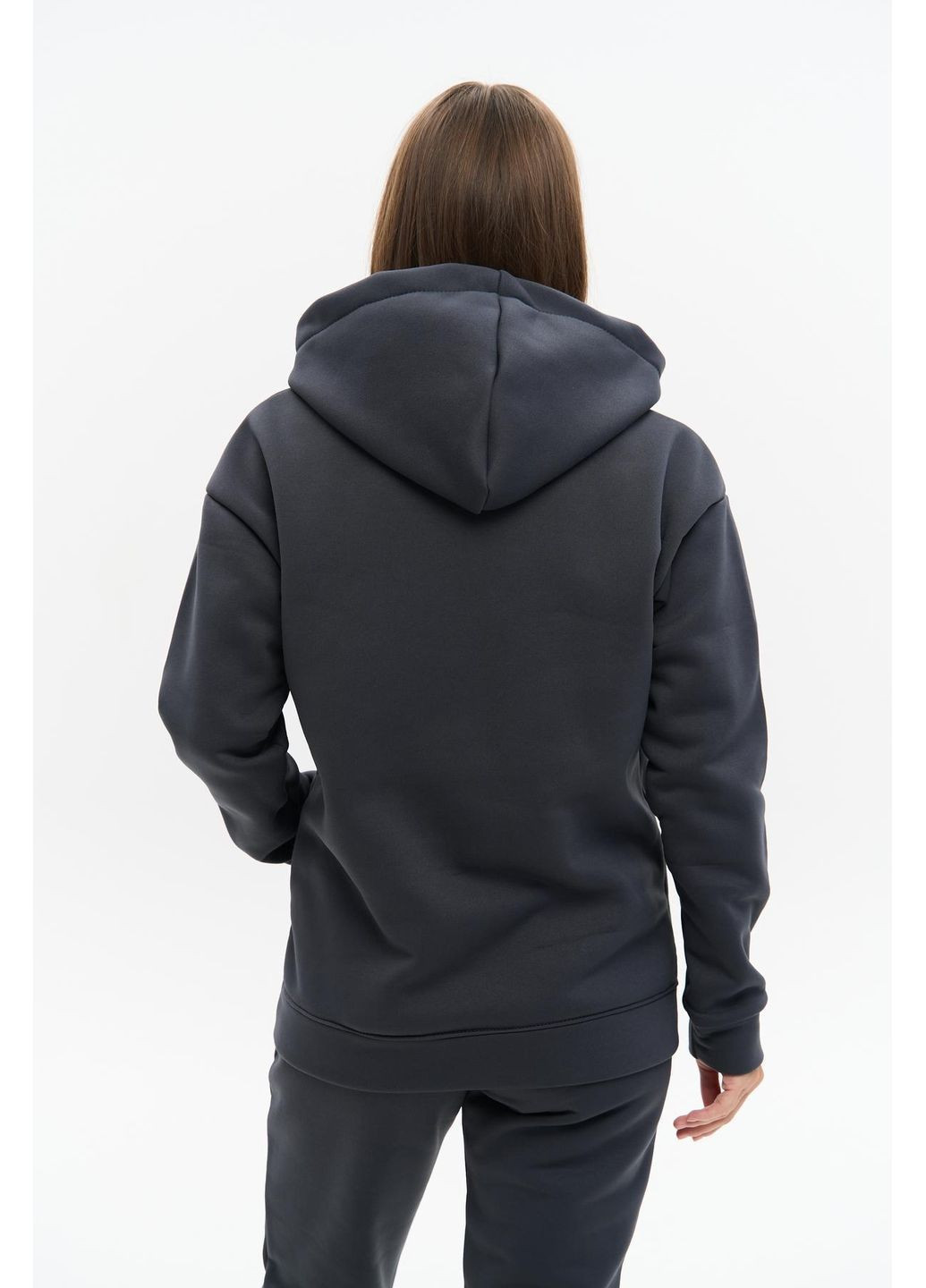 Женский теплый спортивный костюм Большого размера на молнии из тринитки на флисе. No Brand (365830131)