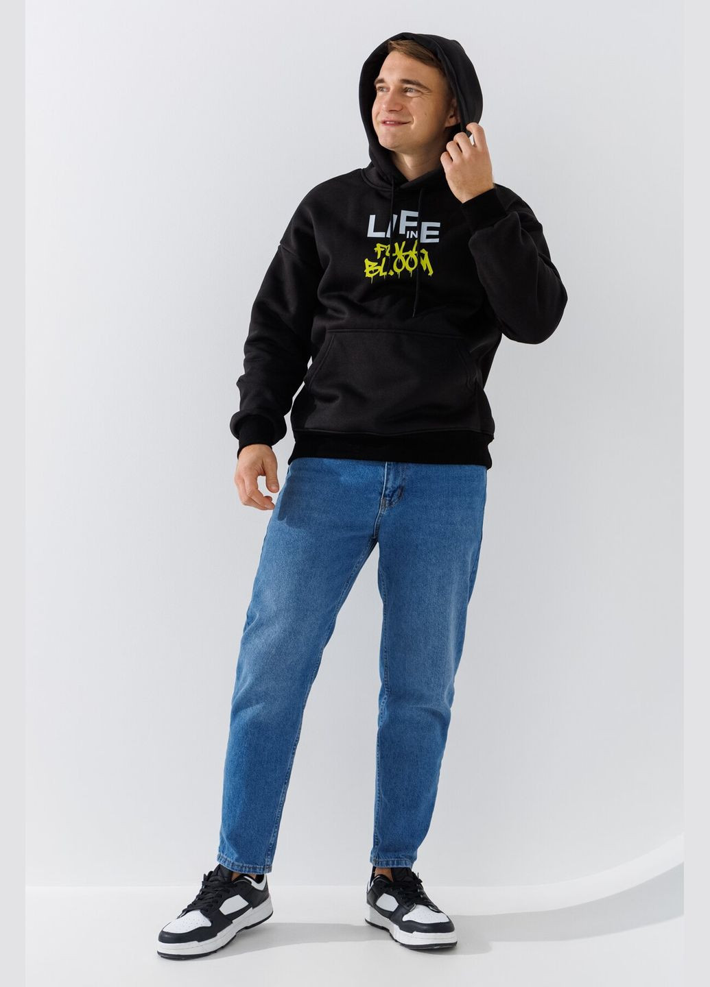 Худі з принтом чоловічий P-MB02322 shop (2000990836311) LAWA (329201596)