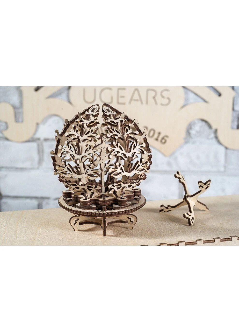 Механический 3D пазл Механический цветок (70019) UGEARS (388375369)