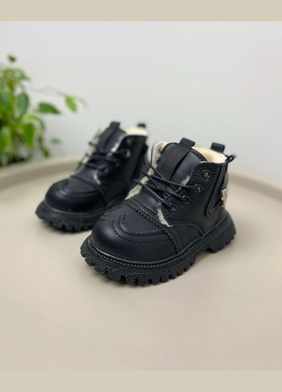 Чоботи зимові дитячі чорні 669 No Brand (315333220)