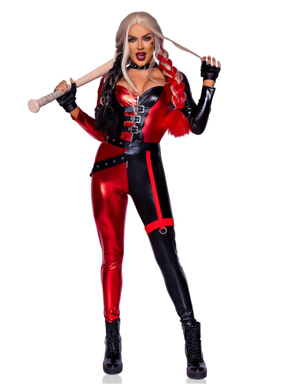 Костюм Leg Avenue Harley Q Catsuit XS No Brand (303880996)