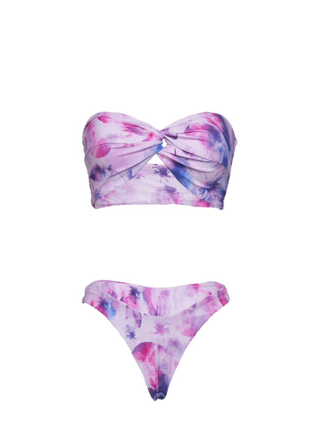 Фиолетовый летний купальник No Brand