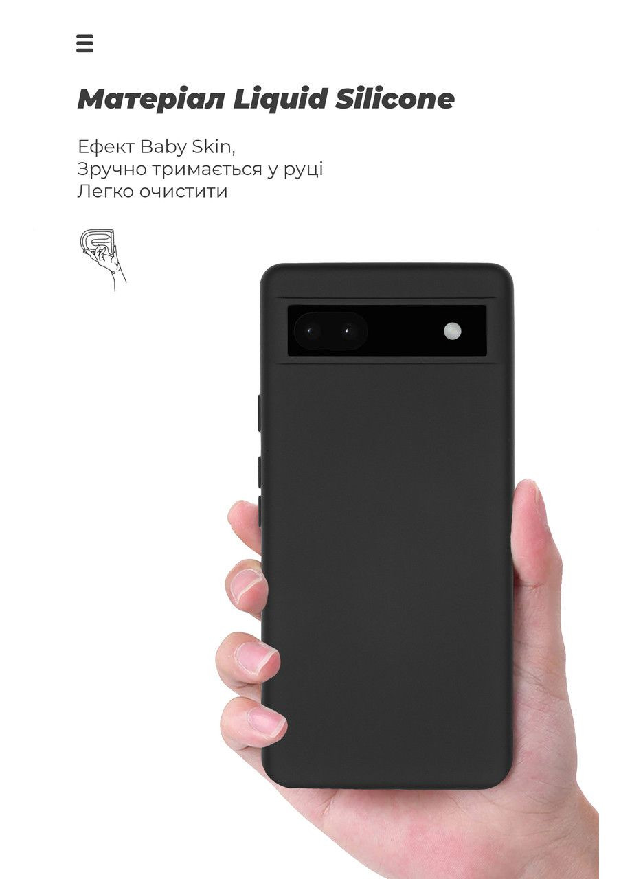 Чехол ICON для Google Pixel 6a Black (ARM70907) PTR ArmorStandart (327885360)