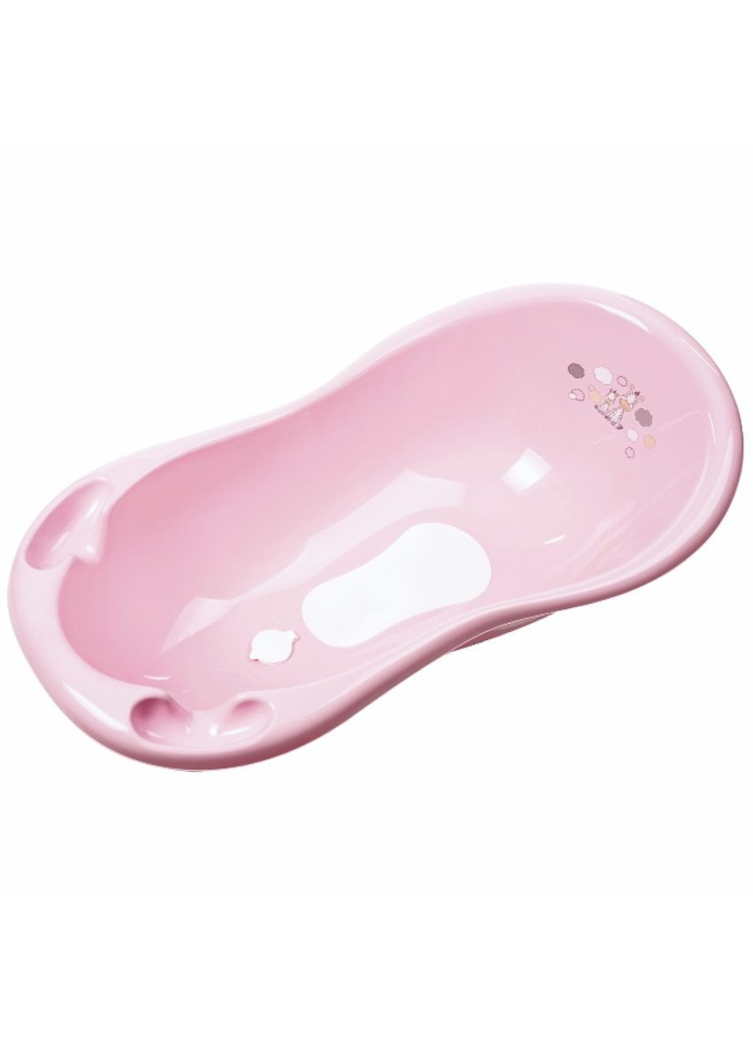 Ванночка Zebra, зі зливом та антиковзким килимком, 100 см, світло-рожевий () Maltex 6753_41 (358883050)