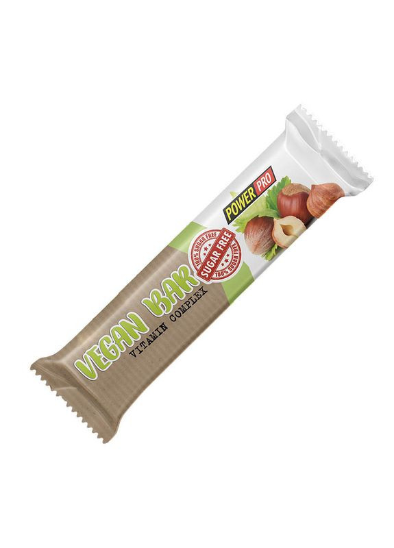Батончик Vegan Bar Sugar Free, 60 грамм - орехи и сухофрукты Power Pro (322293550)