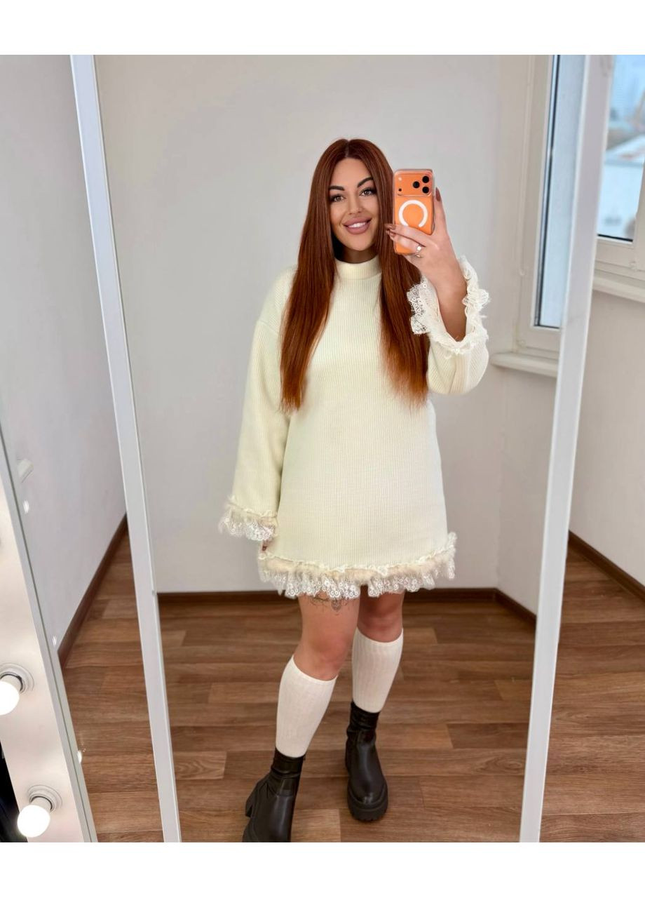 Білий вечірня сукня з королівського оксамиту — замір в описі Vione однотонна