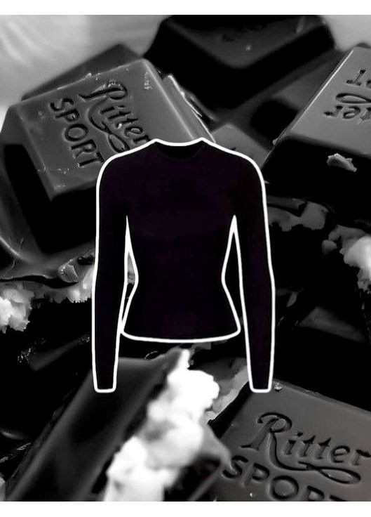 Лонгслів з м’якої тканини з трендовими вирізами спереду No Brand (366237472)