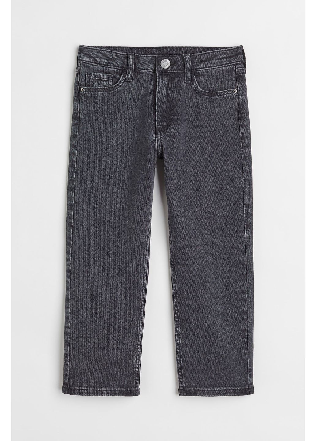 Серые демисезонные джинсы H&M