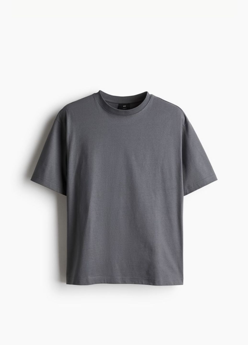 Сіра футболка вільного крою H&M loose fit