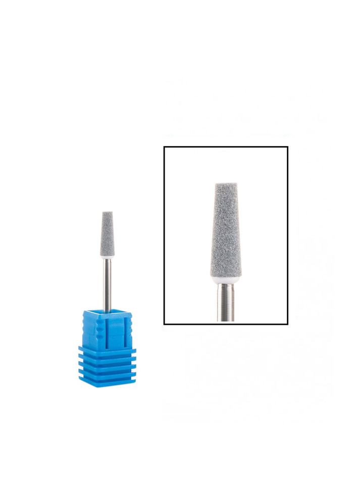 Фреза корундовая Усеченный конус, удлиненный 4,0 мм, 45-36 серый NailPro (373667835)