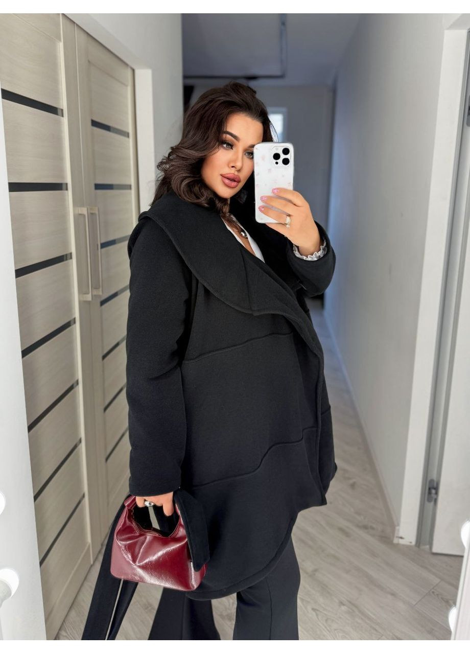 Жіночий флісовий кардиган вільного крою (розмірна сітка в описі) DK/DL Мода без кордонів (362579496)