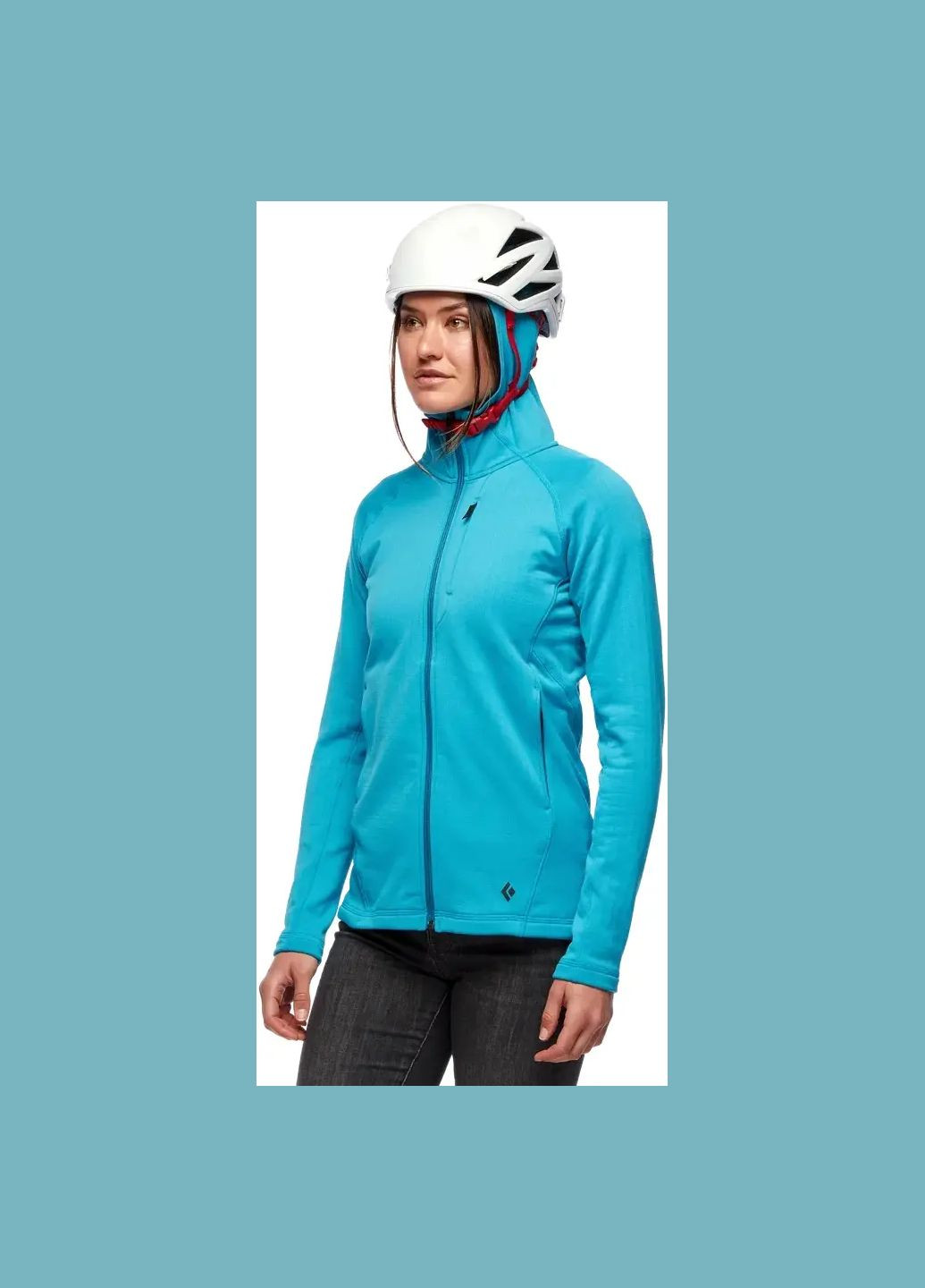 Флісова кофта W Factor Hoody Fjord Blue Black Diamond (317663926)