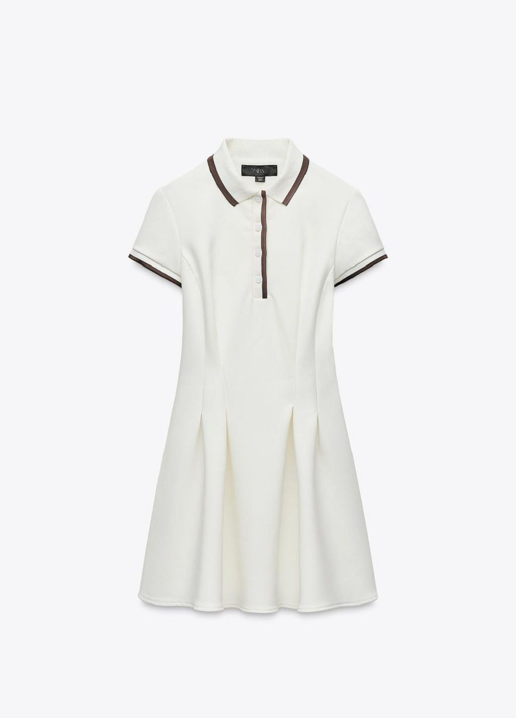 Білий кежуал сукня Zara однотонна