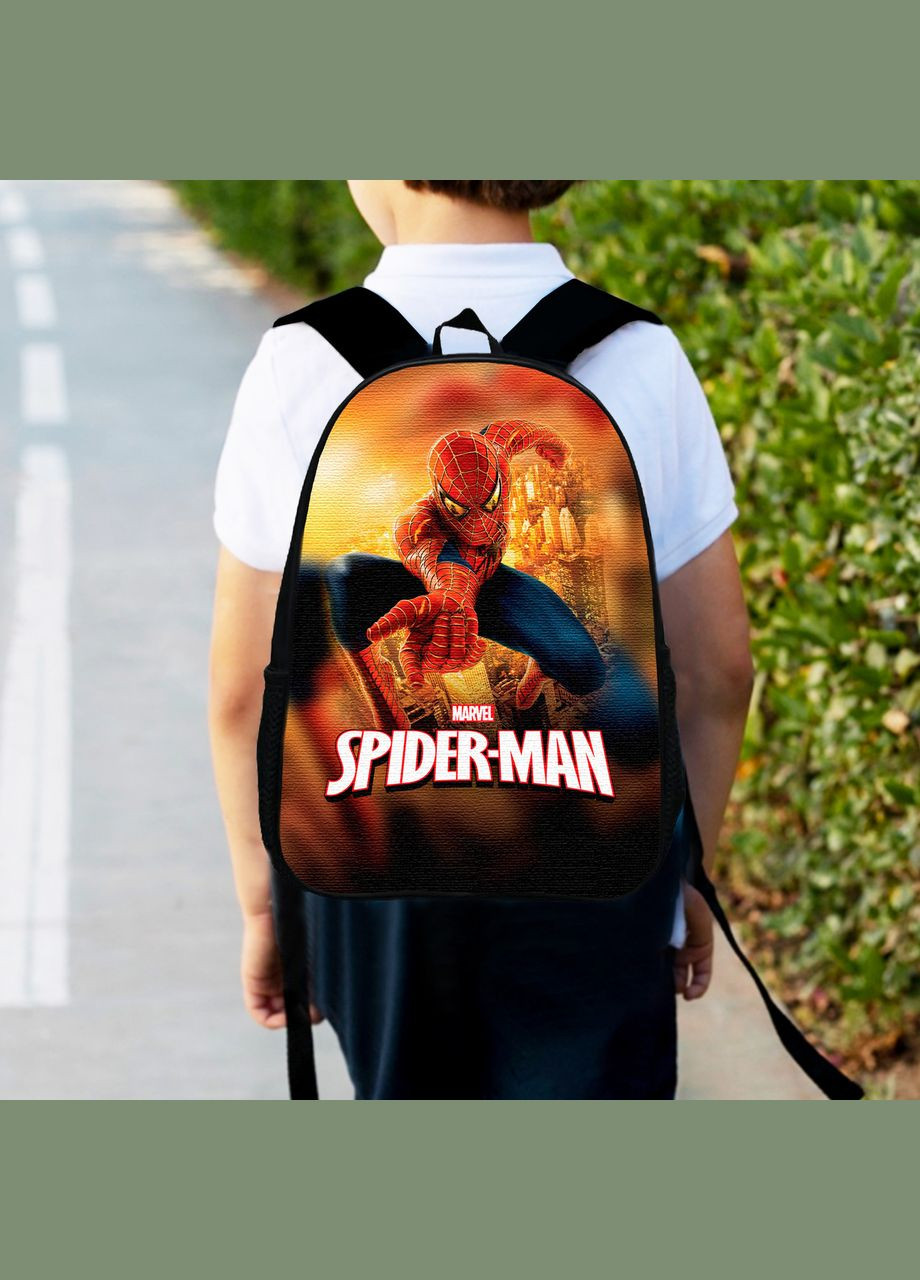 Рюкзак дитячий людина павук, спайдермен "Spiderman" 34х27см, міський ранець для хлопчика з принтом No Brand (306438407)
