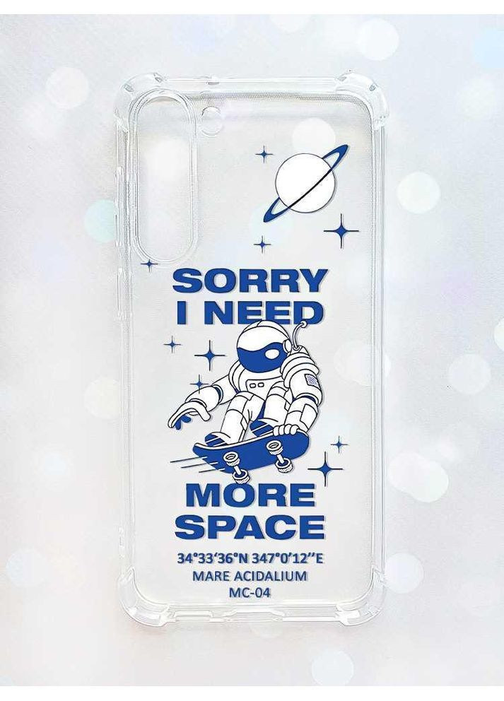 Чохол з потовщеними кутами на Samsung Galaxy S23 Plus:: Космонавт на скейті (принт 248) CASE CONTROL (360697515)