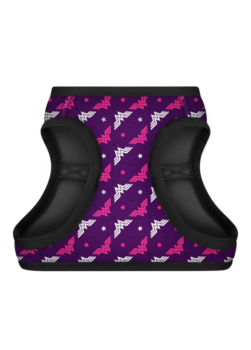 Шлея для собак м'яка Clothes Чудо-жінка XS1 В 24-27 см З 18-20 см WAUDOG (292175227)