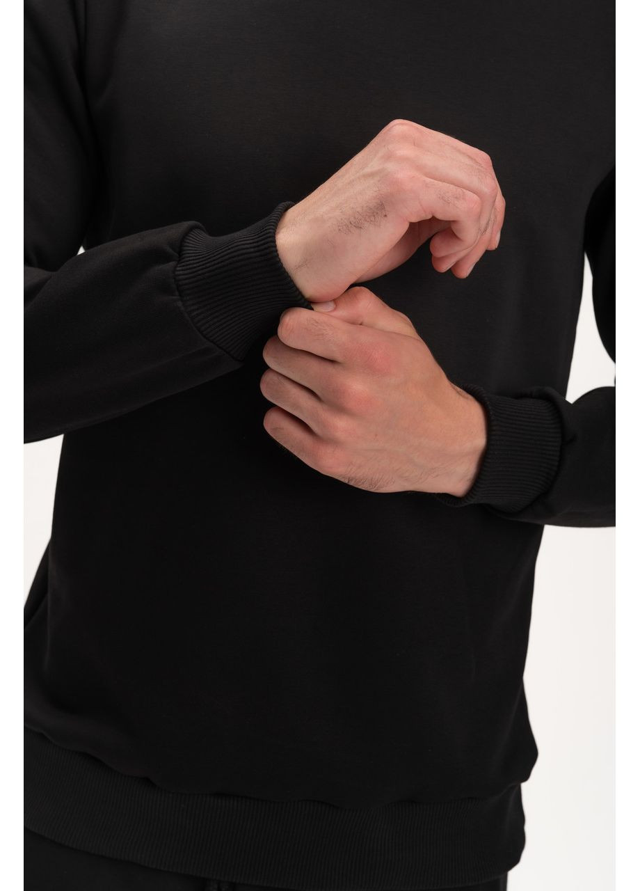 Черный свитшот мужской, кофта мужская, батник мужской, реглан мужской (367779080)