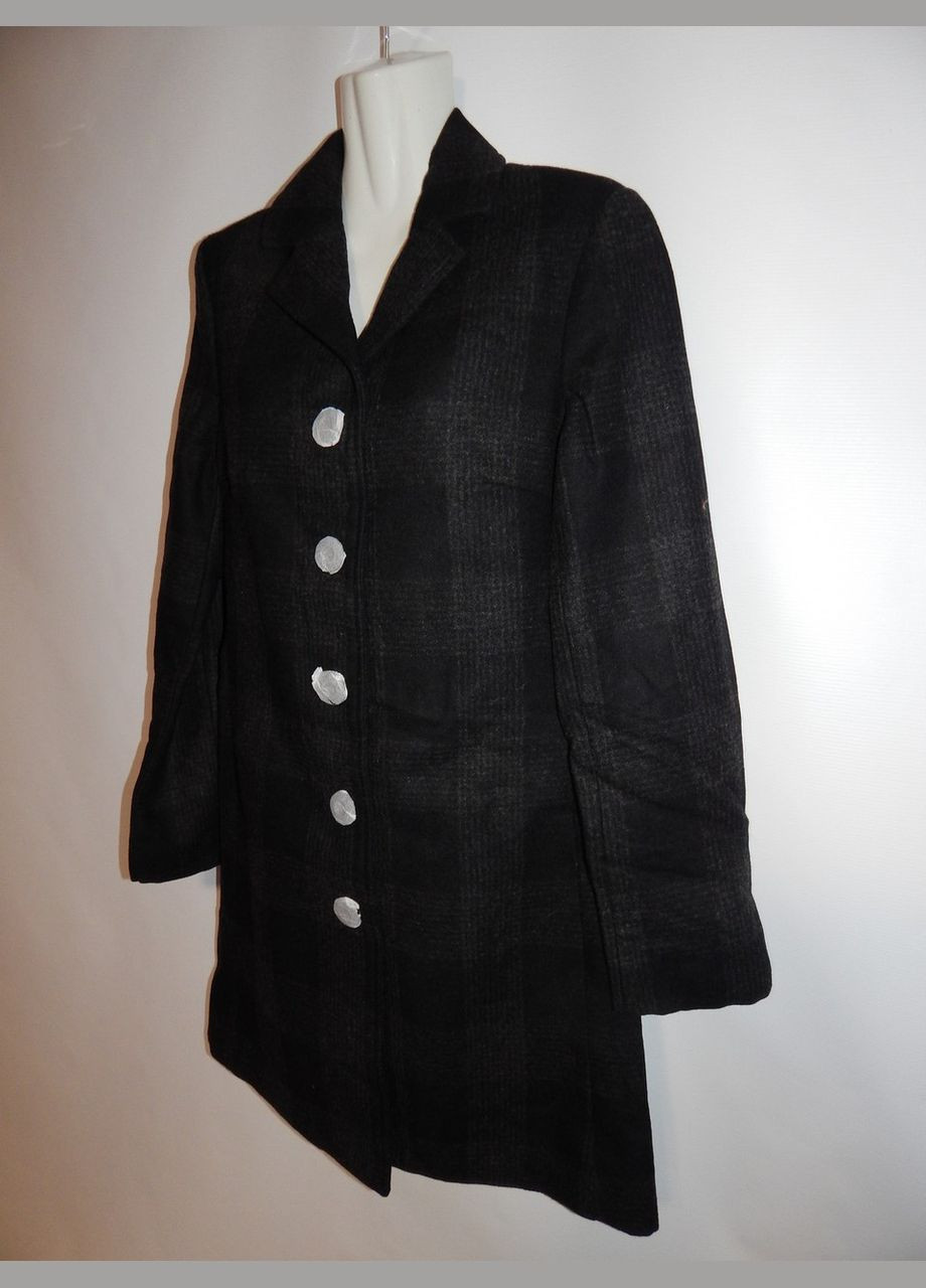 Комбинированное демисезонное Женское пальто весна-осень шерсть р. 42-44 003GK Amy Gee