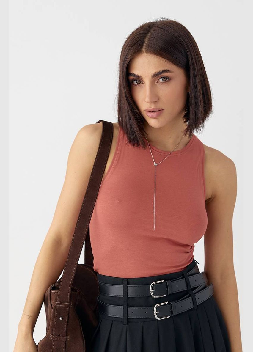 Базовая майка приталенного кроя Lurex — 327088177