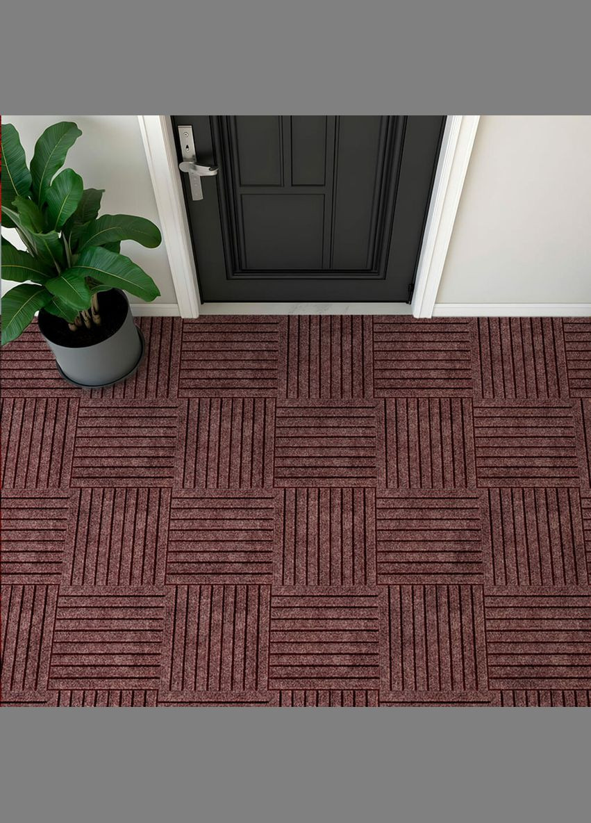 Самоклеящаяся плитка под ковролин моко 300*300*4,5MM (D) SW-00002488 Sticker Wall (337178393)