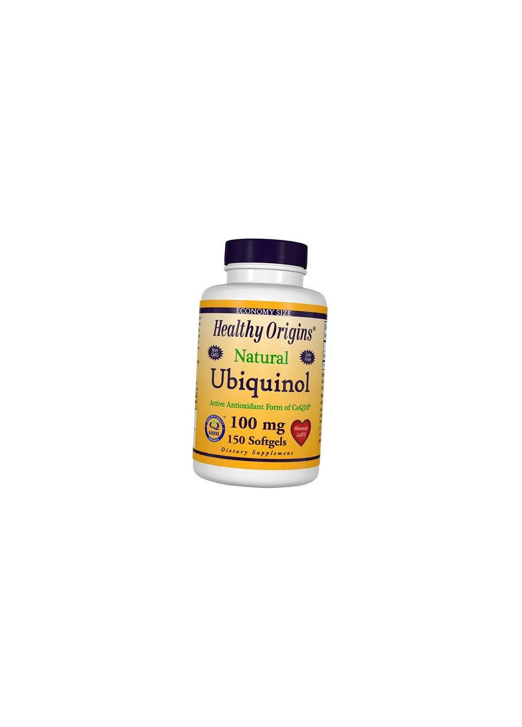 Убихинол в капсулах, Ubiquinol 100, 150гелкапс (70354014) Healthy Origins (322728751)